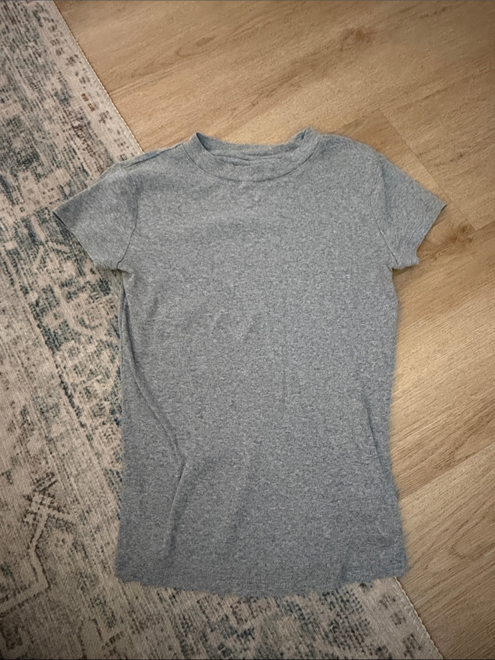 a new day Heather Gray Short Sleeve Crewneck T-Shirt